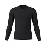 Löffler Funktionsunterwäsche Shirt Merino Light 130 (elastisches Material, Merinowolle) schwarz Herren