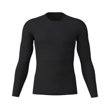 Löffler Funktionsunterwäsche Shirt Merino Light 130 (elastisches Material, Merinowolle) schwarz Herren