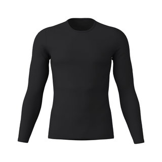 Löffler Funktionsunterwäsche Shirt Merino Light 130 (elastisches Material, Merinowolle) schwarz Herren
