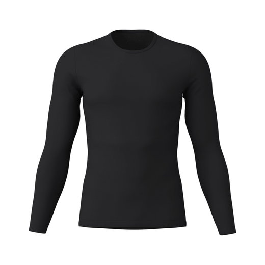 Löffler Funktionsunterwäsche Shirt Merino Light 130 (elastisches Material, Merinowolle) schwarz Herren