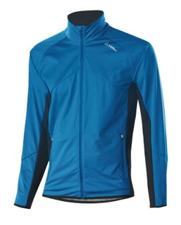 Löffler Softshelljacke Alpha WS Light (winddicht, wasserabweisend) marineblau/schwarz Herren