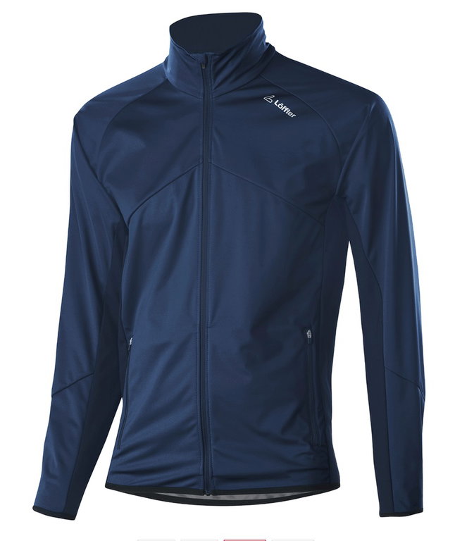 Löffler Softshelljacke Alpha WS Light (winddicht, wasserabweisend) dunkelblau Herren