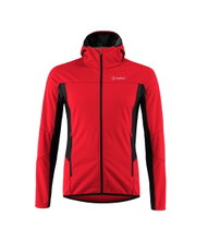 Löffler Softshelljacke Hooded North AB Light (winddicht, wärmeisolierend) rot Herren