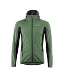 Löffler Softshelljacke Hooded North AB Light (winddicht, wärmeisolierend) pinegrün Herren