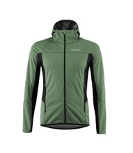 Löffler Softshell Jacket Hooded North AB Light (windproof, thermal insulating) pine green men's