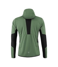 Löffler Softshell Jacket Hooded North AB Light (windproof, thermal insulating) pine green men's