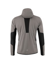 Löffler Softshell Jacket Hooded North AB Light (windproof, thermal insulating) grey men's