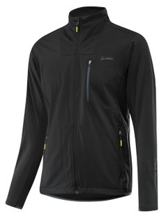 Löffler Softshelljacke Nordic TXS (winddicht, atmungsaktiv, wasserabweisend) schwarz Herren