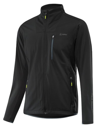 Löffler Softshelljacke Nordic TXS (winddicht, atmungsaktiv, wasserabweisend) schwarz Herren