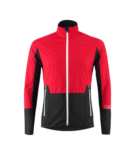 Kurtka softshell Löffler Worldcup Rep (wiatroszczelna, izolująca ciepło) czerwona/czarna męska