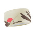 Löffler Stirnband Alpine Design Headband (wärmeisolierend, hochelastisch) beige/braun