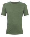 Löffler Wander-/Freizeit Tshirt Merino-Tencel (Merinowolle, atmungsaktiv) pinegrün Herren