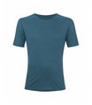 Löffler Wander-/Freizeit Tshirt Merino-Tencel (Merinowolle, atmungsaktiv) petrolblau Herren