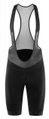 Löffler Fahrradhose Bib-Shorts Bike Basic (atmungsaktiv, schnelltrocknend, enganliegend) schwarz/grau Herren