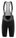 Löffler Fahrradhose Bib-Shorts Bike Basic (atmungsaktiv, schnelltrocknend, enganliegend) schwarz/grau Herren
