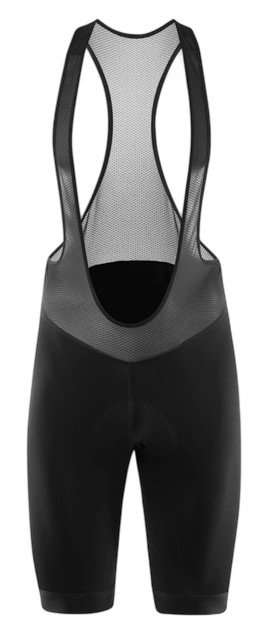 Löffler Fahrradhose Bib-Shorts Bike Basic (atmungsaktiv, schnelltrocknend, enganliegend) schwarz/grau Herren