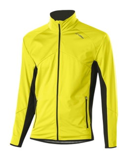 Löffler Softshelljacke Alpha WS Light (winddicht, atmungsaktiv) gelb Herren