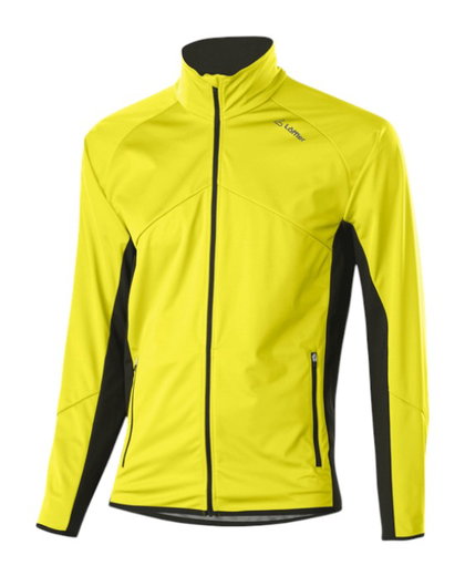 Löffler Softshell Jacket Alpha WS Light (windproof, breathable) yellow men's