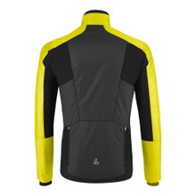 Löffler kurtka rowerowa Bike Iso PL60 (izolacja PrimaLoft® Gold, wiatroszczelna, oddychająca) cytrynowo/czarna męska