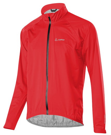 Löffler Bicycle Jacket Bike Prime GTX Active (windproof, waterproof) red men's