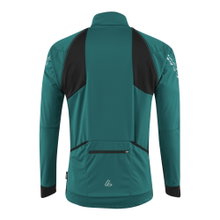 Löffler Fahrradjacke Bike Zip-Off San Remo AB Light (Softshell, winddicht, atmungsaktiv) tealgrün Herren