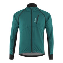 Löffler Fahrradjacke Bike Zip-Off San Remo AB Light (Softshell, winddicht, atmungsaktiv) tealgrün Herren