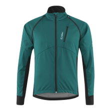 Löffler Fahrradjacke Bike Zip-Off San Remo AB Light (Softshell, winddicht, atmungsaktiv) tealgrün Herren