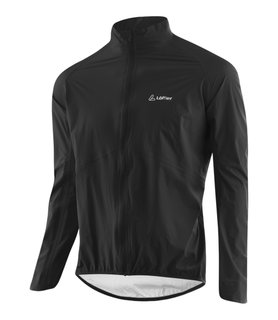 Löffler Fahrradjacke Bike WPM Pocket (winddicht, wasserdicht, leicht) schwarz Herren