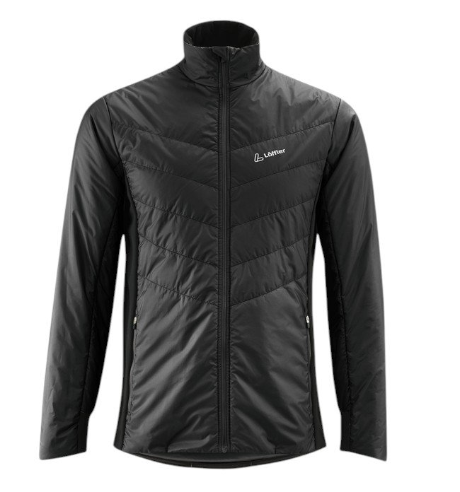 Löffler Isolationsjacke Elements CF PL60 (warm, winddicht, PrimaLoft® Isolation) schwarz Herren