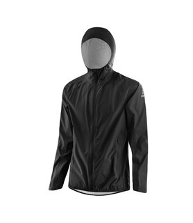Löffler Kapuzenjacke Hooded WPM Pocket (wasserabweisend, winddicht) schwarz Herren