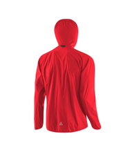 Löffler Hooded Jacket WPM Pocket (water-repellent, windproof) red men's
