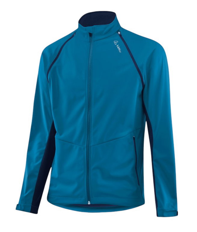 Löffler Softshell Jacket Zip Off WS Light (windproof, water-repellent) blue men's