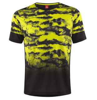 Löffler Fahrrad-Shirt MTB Foggy (leicht, schnelltrocknend, atmungsaktiv) lemongelb/schwarz Herren
