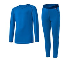 Löffler Funktionsunterwäsche-Set Long Transtex® Warm (Langarmshirt und lange Hose) marineblau Kinder