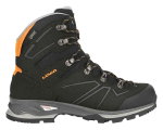 Lowa Trekkingschuhe Baldo GTX (präzise Zwei­zonen­schnürung, wasserdicht) schwarz/orange Herren