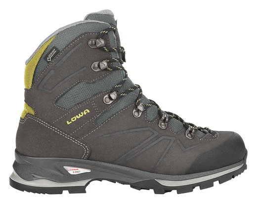 Lowa Trekkingschuhe Baldo GTX (präzise Zwei­zonen­schnürung, wasserdicht) anthrazit/olive Herren