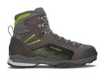 Lowa Wanderschuhe Vigo GTX (Trekking, Spaltleder-Textil, wassderdicht) graphitgrau/limone Herren
