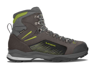 Lowa Wanderschuhe Vigo GTX (Trekking, Spaltleder-Textil, wassderdicht) graphitgrau/limone Herren