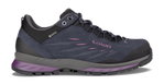 Lowa Hiking Shoes Delago GTX Low (Trekking, Split Leather-Textile, Waterproof) Navy Blue/Berry Women