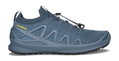 Lowa Sneaker-Laufschuhe Fusion Low (Strickmaterial, sockenähnlicher Einstieg) blau/senfgelb Herren