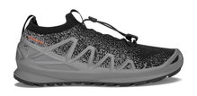 Lowa Sneaker-Laufschuhe Fusion Low (Strickmaterial, sockenähnlicher Einstieg) grau/schwarz Herren