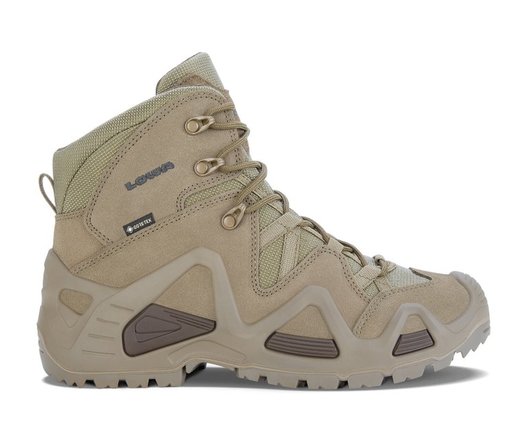 Lowa Military-Stiefel Arbeitsschuhe Zephyr GTX MID TF (Veloursleder, wasserdicht) coyotebraun Herren