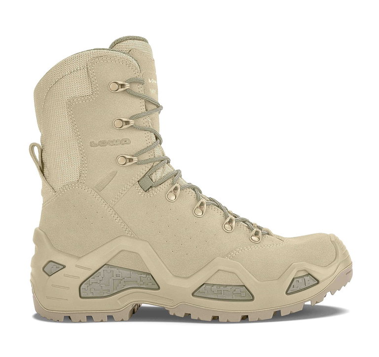 Lowa Military-Stiefel Arbeitsschuhe Z-8S C (Wüste, Veloursleder) desert hellbraun Herren