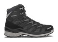 Lowa Wander-Travelschuhe Innox Pro Mid GTX (All-Terrain, Synthetik/Textil, wasserdicht) schwarz/grau Herren