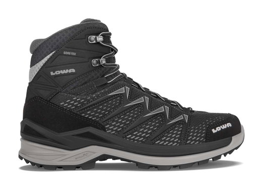 Lowa Buty wędrówkowe Innox Pro Mid GTX (wszechstronne, syntetyk/tekstylia, wodoodporne) czarny/szary męskie