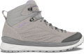 Lowa Alltag-Travelschuhe Malta Mid GTX (Veloursleder, wasserdicht) hellgrau Damen