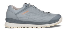 Lowa Alltag-Travelschuhe Malta Low GTX (Veloursleder, wasserdicht) eisblau/mandarine Damen