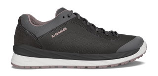 Lowa Alltag-Travelschuhe Malta Low GTX (Veloursleder, wasserdicht) anthrazitgrau/rose Damen