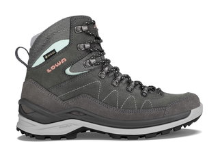 Lowa Alltag-Travelschuhe Toro Pro Mid GTX (wasserdicht) graphitgrau/jade Damen