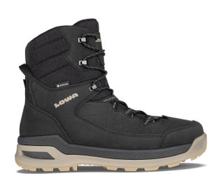 Lowa Winterstiefel Ottawa GTX (Veloursleder, wasserdicht) schwarz/beige Herren